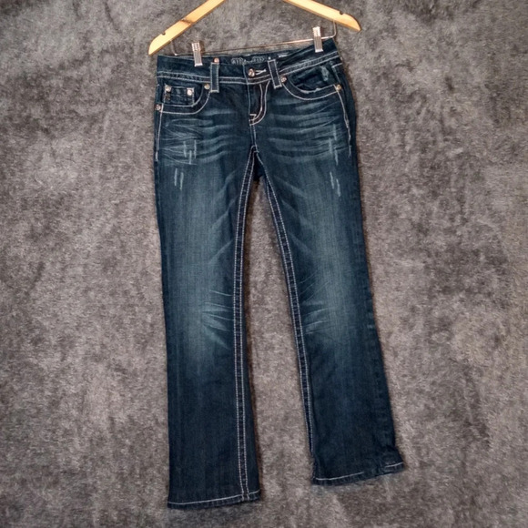 Miss Me Y2K Boot style rodeo cowgirl women's jeans sz 26 - Picture 3 of 9